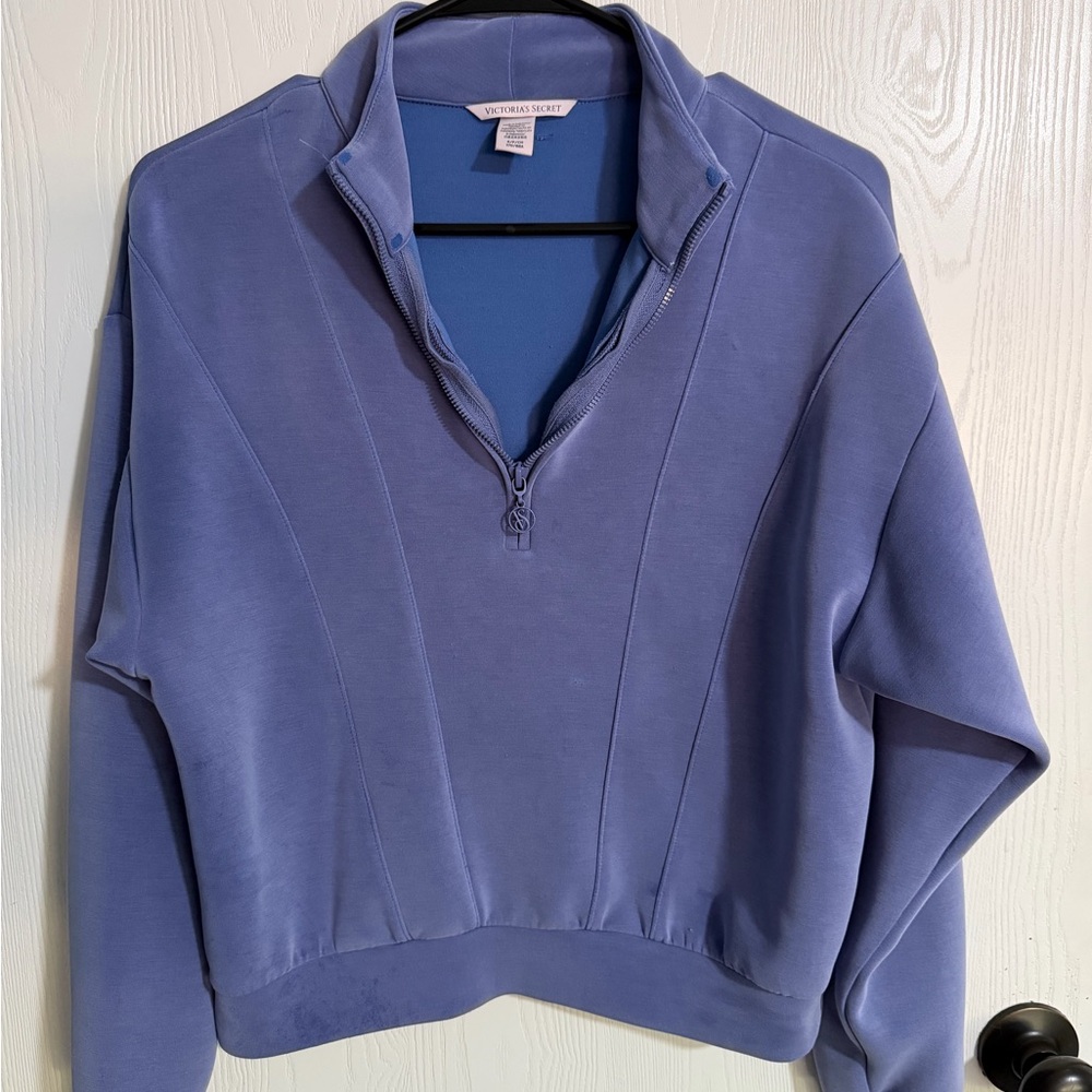 Victorias Secret Sport Purple Quarter-Zip Pullover